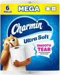 Charmin Ultra Soft Toilet Paper 12 Mega XL Rolls, 336 Sheets Per Roll (Packaging May Vary)