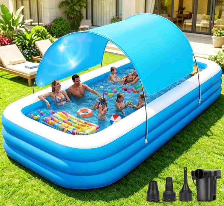 Family Premium Above Ground Swimming Pool Set (Multiple Sizes Available)
