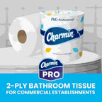 Charmin Professional Commercial Toilet Paper Rolls, Bulk 2-Ply Bathroom Tissue, Individually Wrapped, 450 sheets (75 count)