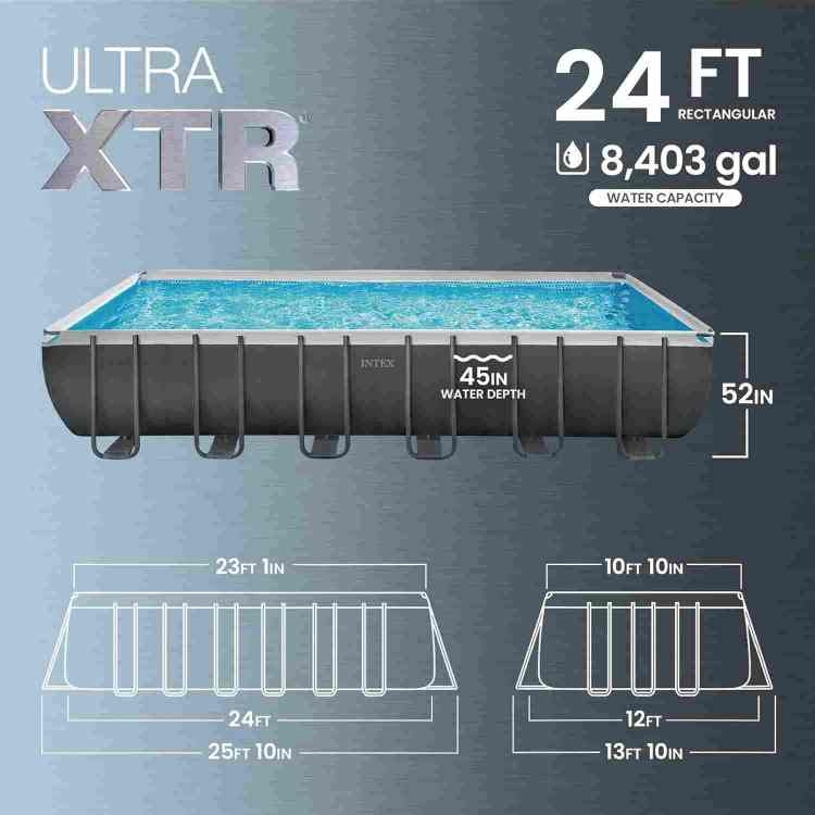 Family Premium Above Ground Swimming Pool Set (Multiple Sizes Available)