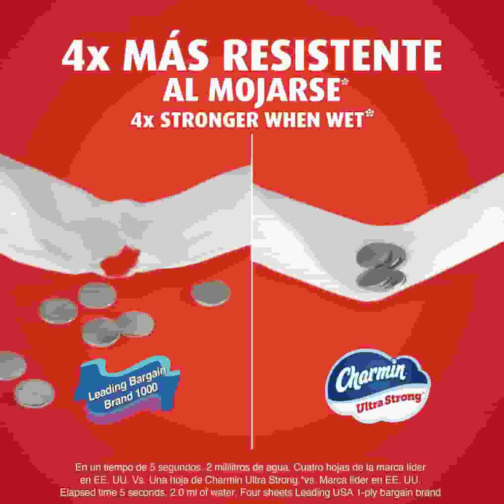 Charmin, 2 Ply Unscented Mega Rolls Bathroom Tissue, 24 Count