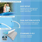 Family Premium Above Ground Swimming Pool Set (Multiple Sizes Available)