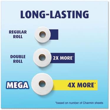 Charmin Essentials Soft Bathroom Tissue, Septic Safe, 2-Ply, White, 352 Sheets/Roll, 12/Pack