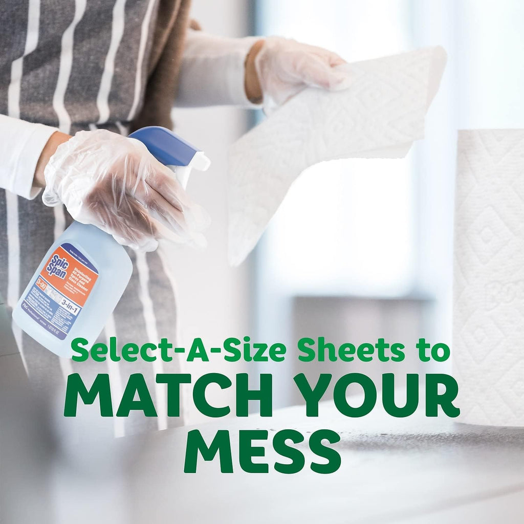 Bounty Select-A-Size Paper Towels, 2-ply, 90 Sheets/Roll, 24 Rolls/Pack
