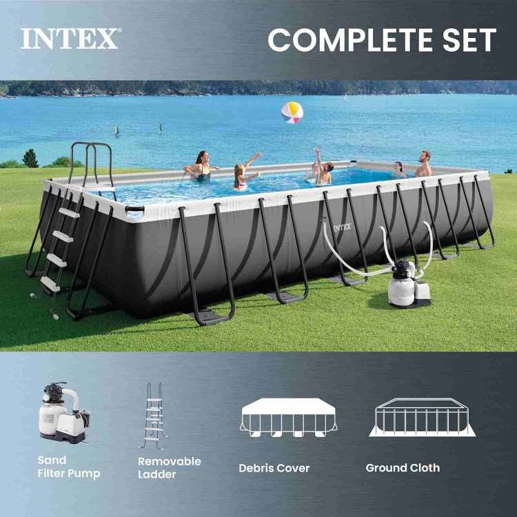 Family Premium Above Ground Swimming Pool Set (Multiple Sizes Available)