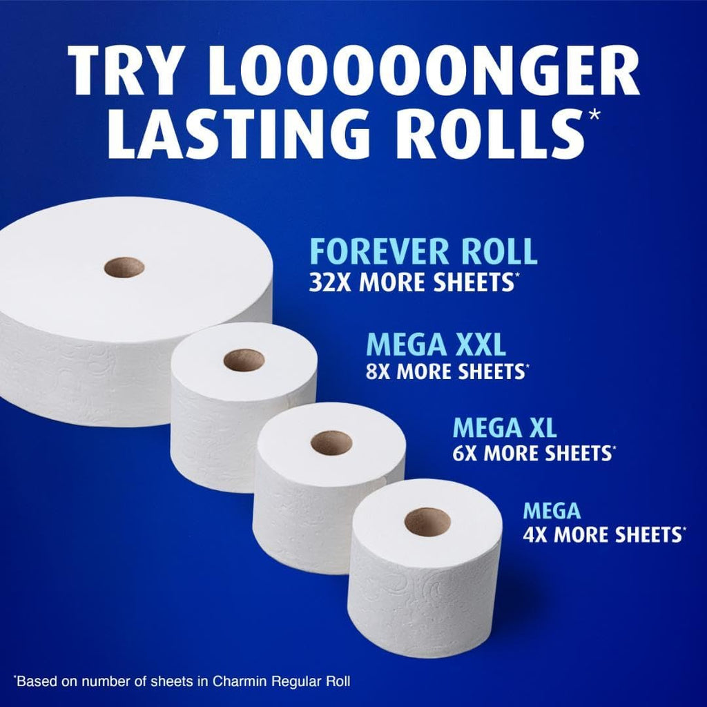 Charmin Ultra Soft Toilet Paper 12 Mega XL Rolls, 336 Sheets Per Roll (Packaging May Vary)