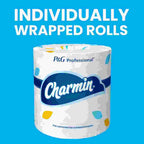 Charmin Professional Commercial Toilet Paper Rolls, Bulk 2-Ply Bathroom Tissue, Individually Wrapped, 450 sheets (75 count)